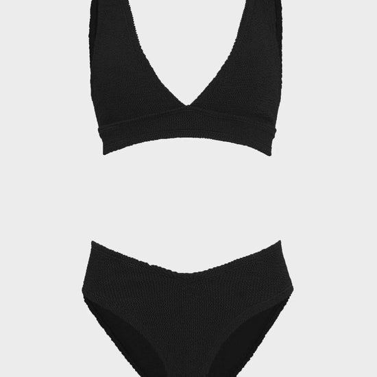 Black one size bikini from HunzaG
