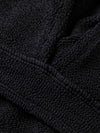 close up of black fabric of one size bikini from HunzaG