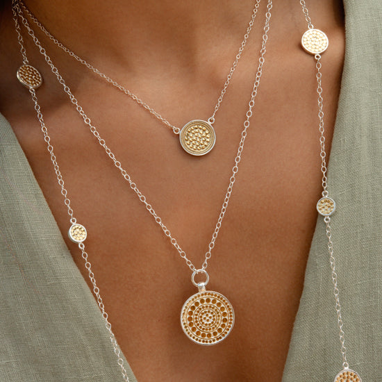 Image of layered necklaces from Anna Beck