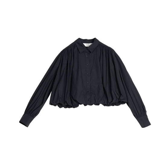 Black shirt on a white background