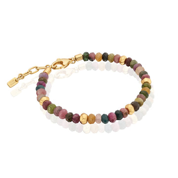 Beaded bracelet in natural stones