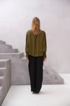 Lina Blouse Military Green