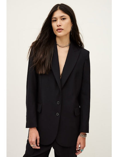 Nacy single breasted blazer with front flap pockets from ba&sh