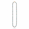 Long Beaded Necklace Turquoise