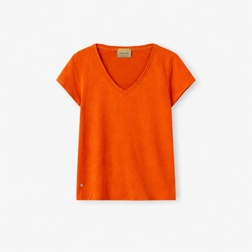 MMTulli V-SS Tee Spicy Orange