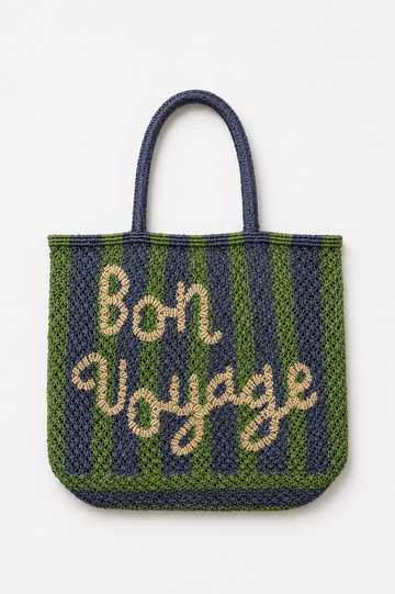 Barry Bon Voyage Bag Stripe Green/Blue