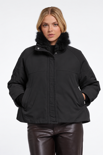 Nanne Short Jacket Black