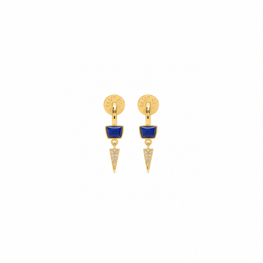 Dagger Drop Huggies Lapis