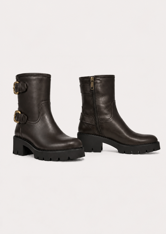 Buckle Boot Brown