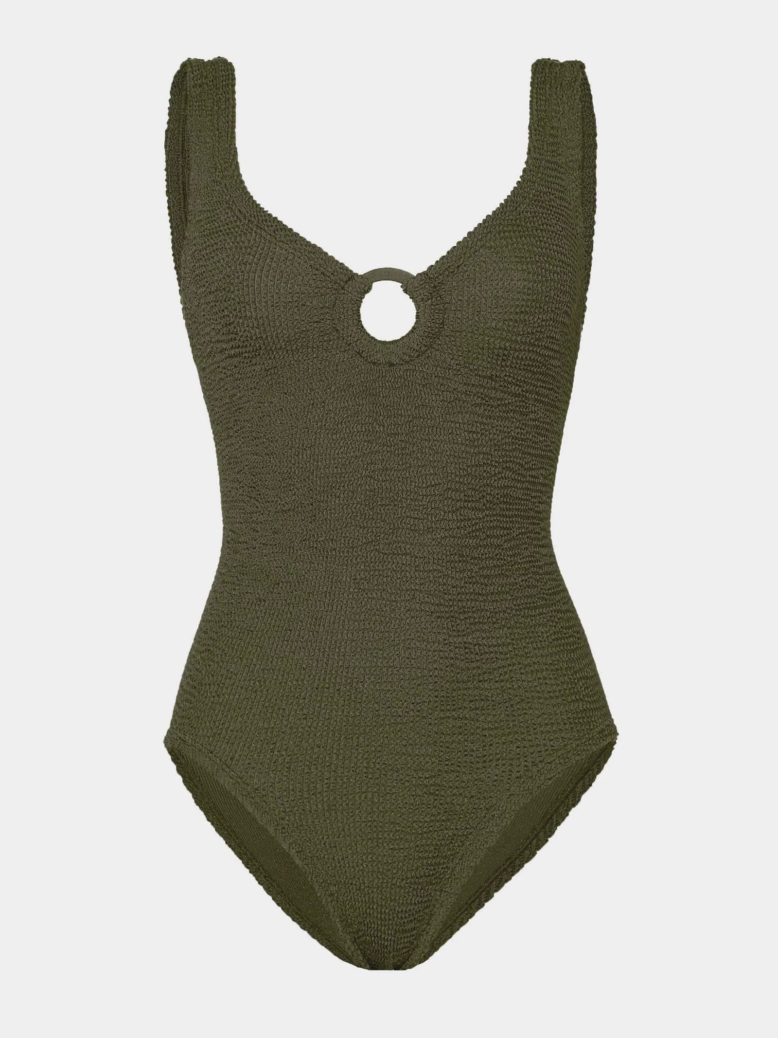 Green one size coverage swimsuit from Hunza G