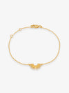 gold bracelet with rising sun in the centre with lobster clasp from rachel jackson 