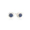 Dumortierite Stud Earrings Silver