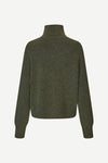 dark green turtle neck jumper