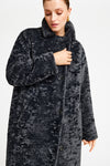 Galia Coat Dark Grey