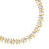 Ridged Tennis Bracelet Gold