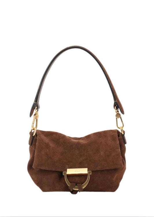 Temi Suede Small Bag Wood