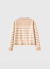 Volante Cardigan Sand Pinstripes