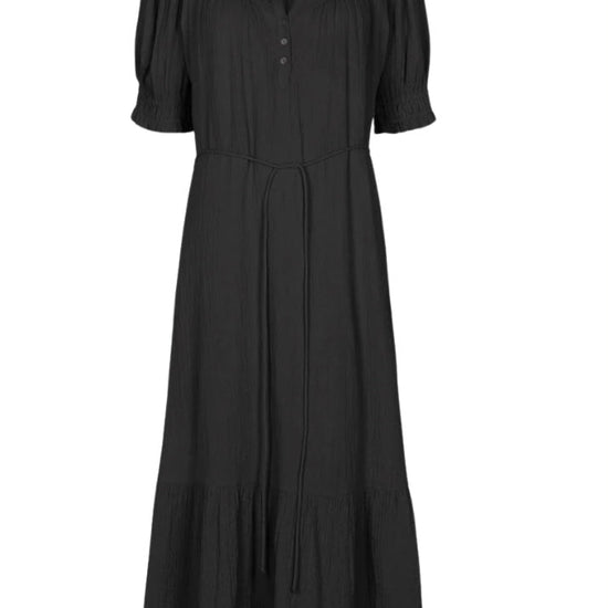 Black dress on a white background