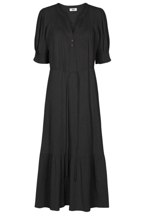 Black dress on a white background