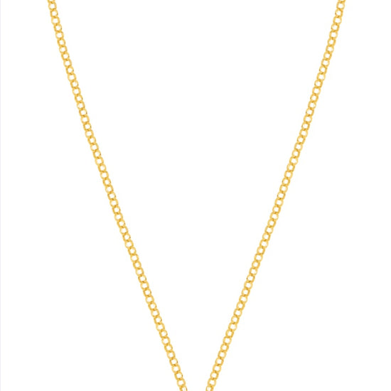 ball chain necklace with a t-bar pendant featuring olive cz  stone