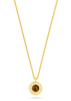 Zodiac Pendant Necklace Tigers Eye