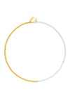 duo gold and silver choker