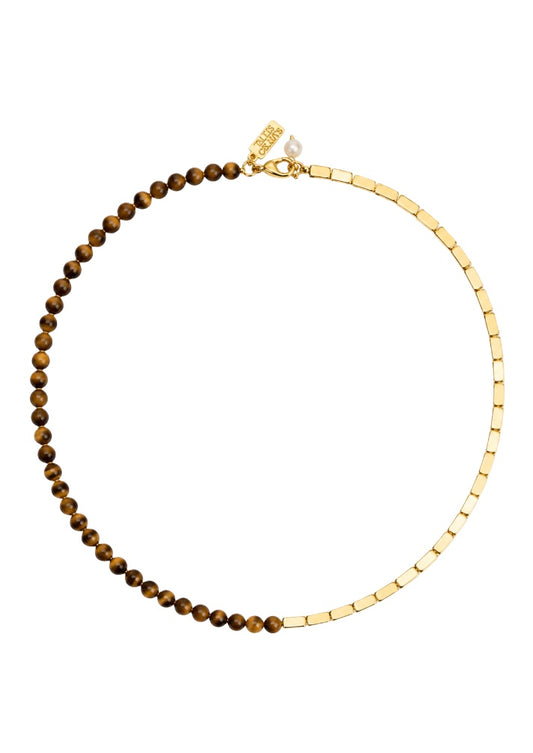 Los Angeles Choker DUO Tiger's Eye