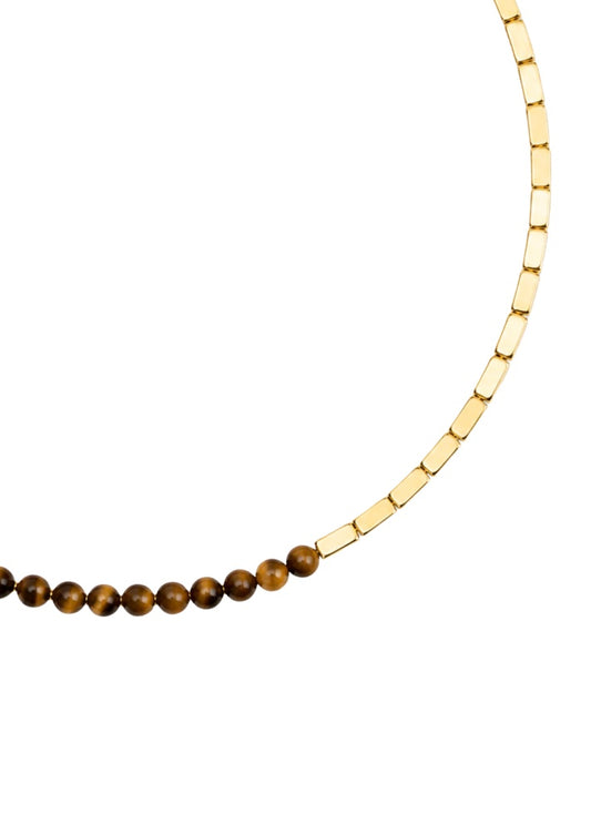 Los Angeles Choker DUO Tiger's Eye