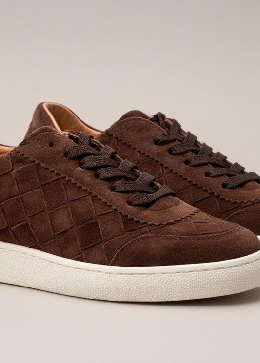 Woven Trainer Brown
