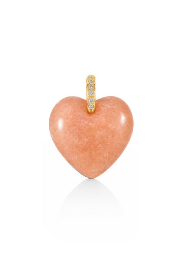Heart Pendant Smokey Quartz