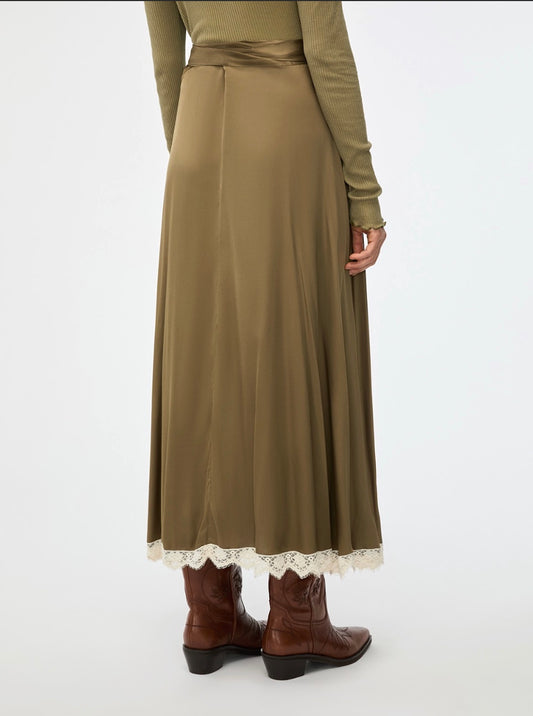 Vertice Skirt Olive