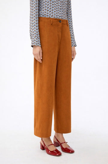 Pausa Trousers Tobacco Brown