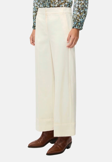 Scacco Trousers Wool White