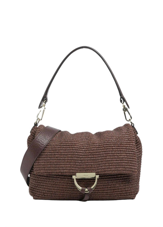 Temi Raffia Small Dark Wood