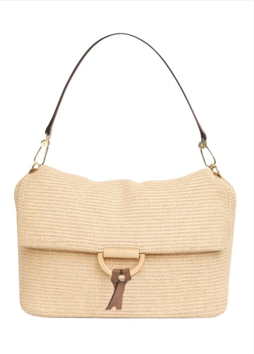 Temi Medium Raffia Bag Natural