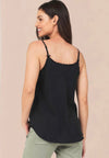 Frayed Edge Camisole Vintage Black