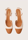 Margo Slingback Cream/Tan