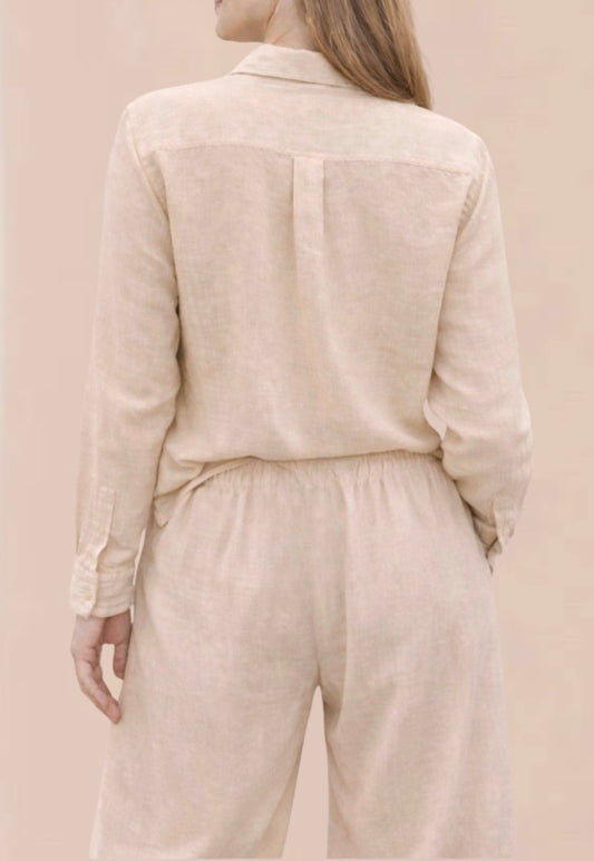 Pocket Shirt Linen Sand