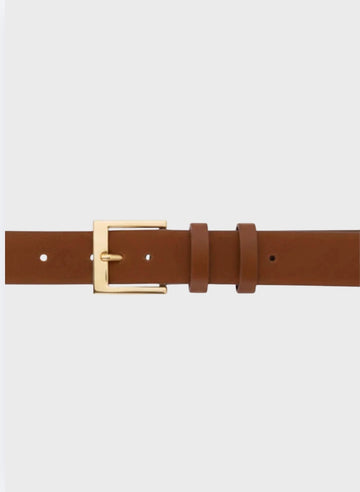 Holly Suede Belt Wood