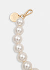 off white large pearl bead necklace from essentiel antwerp close up