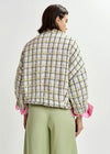 round neck tweed cropped jacket from essentiel antwerp rear 