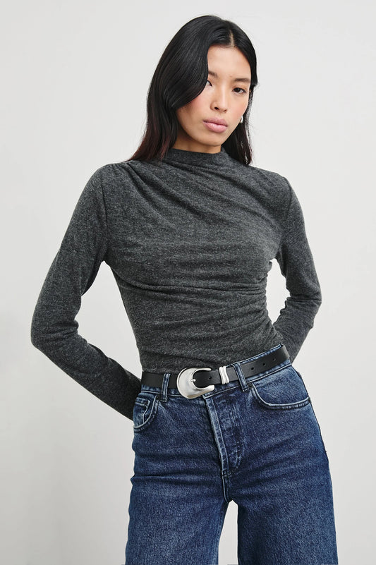 Joelle Top Charcoal