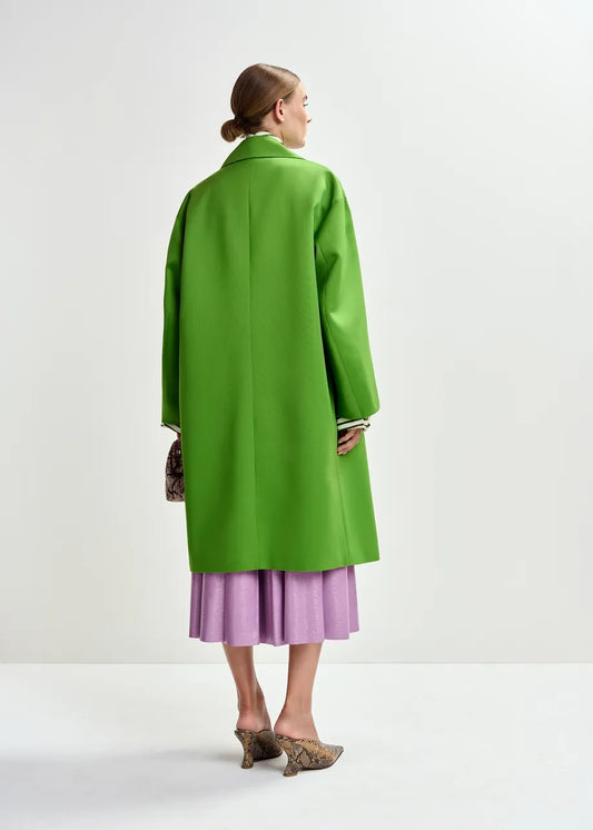 Junta Oversized Coat Spirulina Green