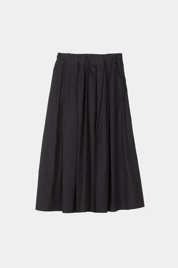 Black skirt on a light gray background