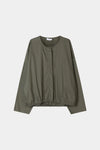 grey blouse on a white background 