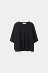 Black drop shoulder t-shirt from Stylin