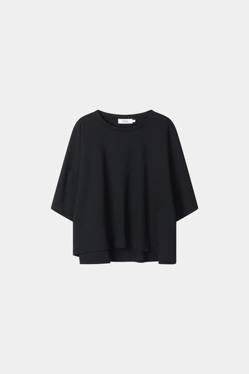Black drop shoulder t-shirt from Stylin