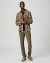 slim leg mens khaki jeans from paige model shot