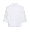 White shirt on a white background