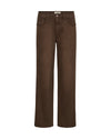 Brown jeans on a white background